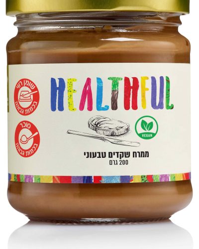 ממרח שקדים טבעוני 200 גרם